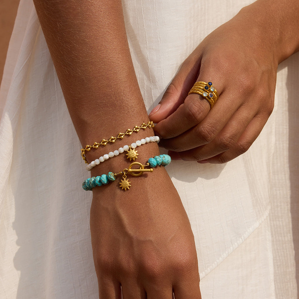 Serene Spirit Howlite Toggle Bracelet