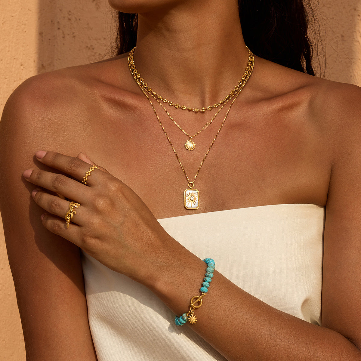 Serene Spirit Howlite Toggle Bracelet