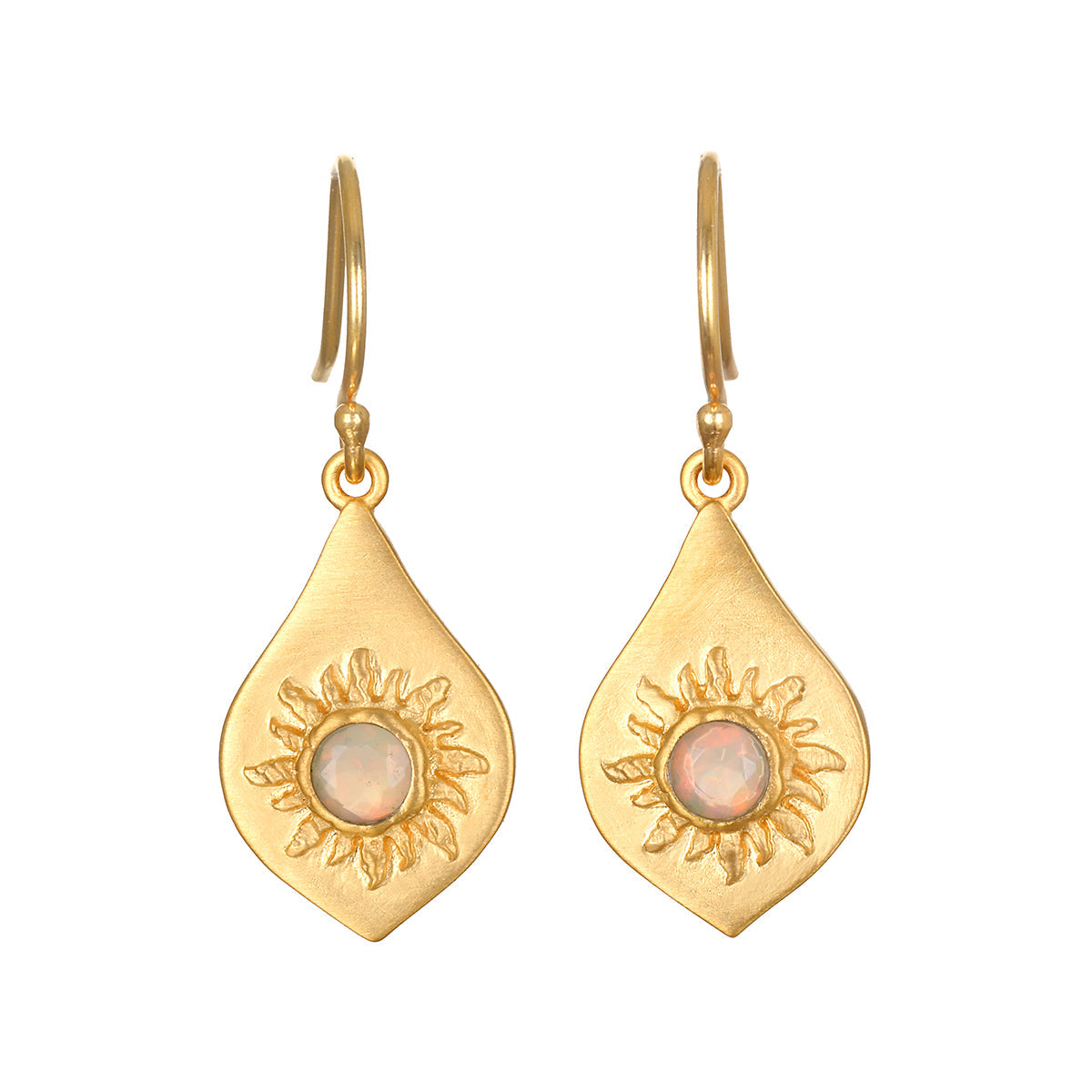 Dawn of Possibilities Opal Sun Earrings
