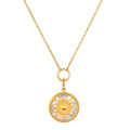Inward Journey Pearl Mandala Necklace
