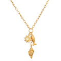 Healing Light Ocean Charm Necklace