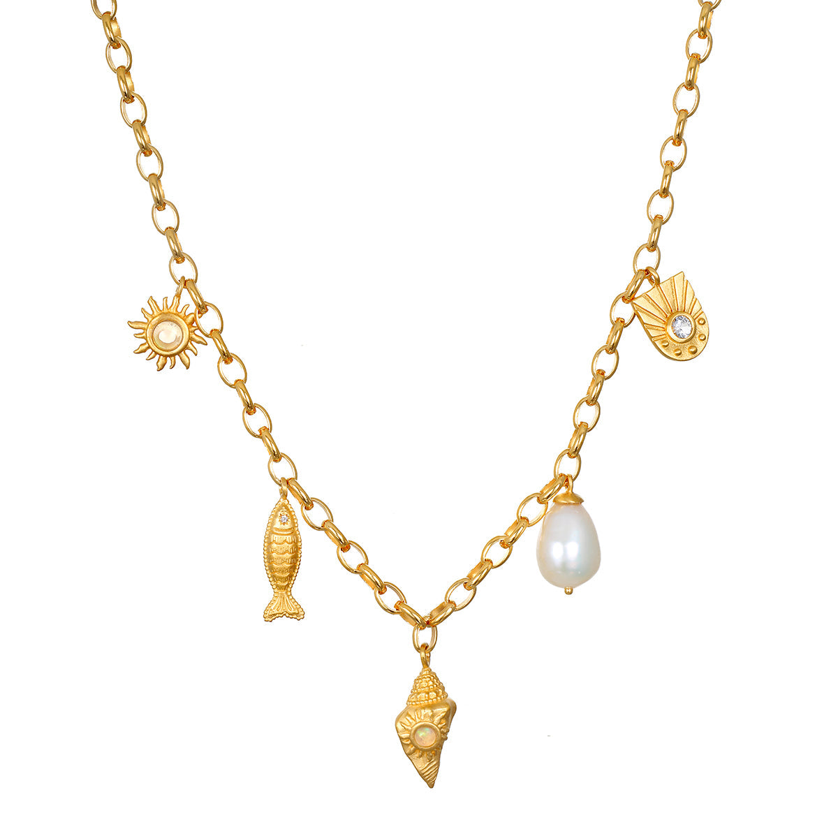 Blessings of the Sea Charm Necklace